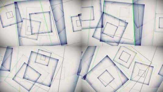 正方形图形背景 (2)高清在线视频素材下载