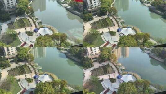 上海 普陀区 社区 日夜 苏州河 空城 公园高清在线视频素材下载