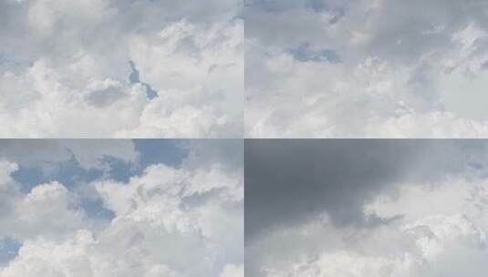 空中移动的云层延时高清在线视频素材下载