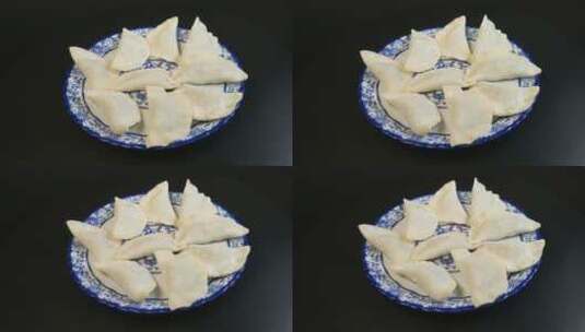 食物饺子蒸饺高清在线视频素材下载