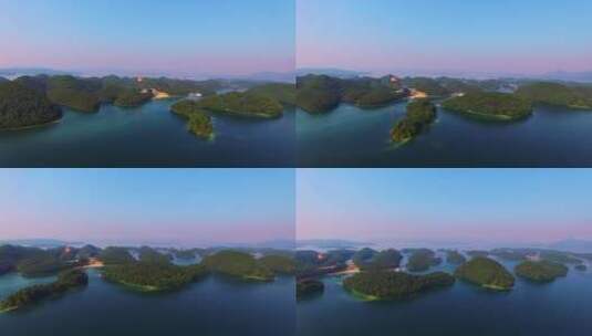 山水武宁 庐山西海宜居绿色岛屿高清在线视频素材下载