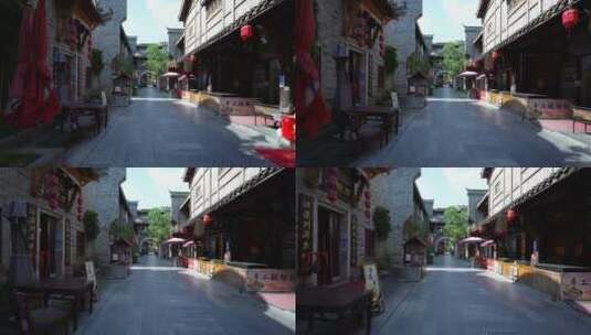 武汉硚口区汉口里晚清民初建筑高清在线视频素材下载