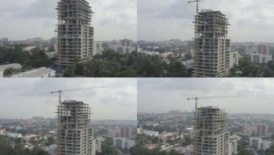 尼日利亚建筑施工高清在线视频素材下载