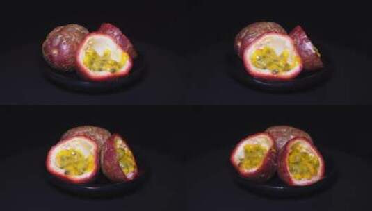 百香果水果酸甜高清在线视频素材下载