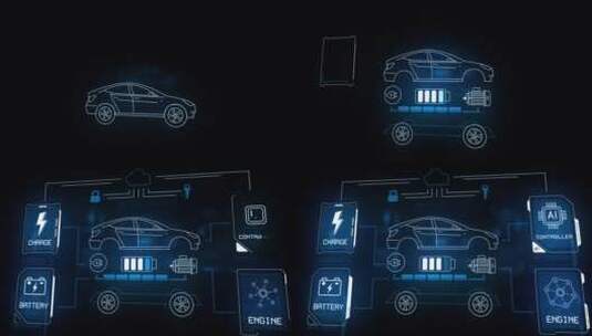 新能源汽车电力系统高清在线视频素材下载