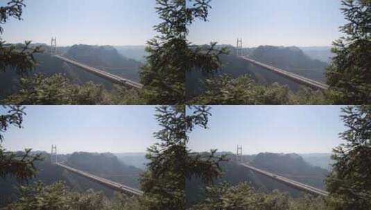 湖南湘西矮寨大桥高清在线视频素材下载