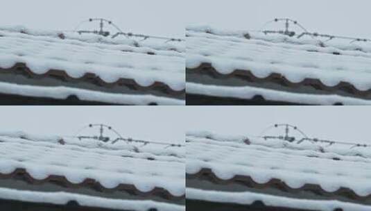 下雪慢镜头4K实拍空镜2高清在线视频素材下载