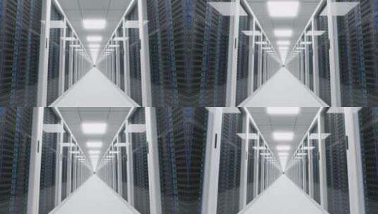 大型服务器机房 数据中心高清在线视频素材下载