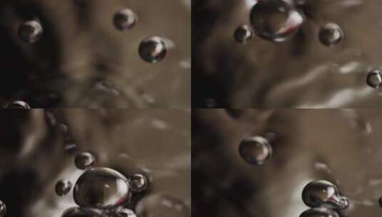 水泡的特写高清在线视频素材下载