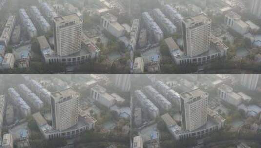 武汉国家磁共振研究中心大楼航拍高清在线视频素材下载