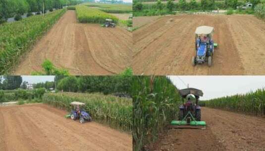 农业 耕地 机械 机械化 田地 土地高清在线视频素材下载