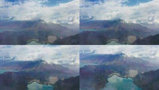 青海坎布拉丹霞地质公园航拍风光风景高清在线视频素材下载