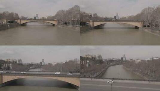 大桥鸟瞰图高清在线视频素材下载