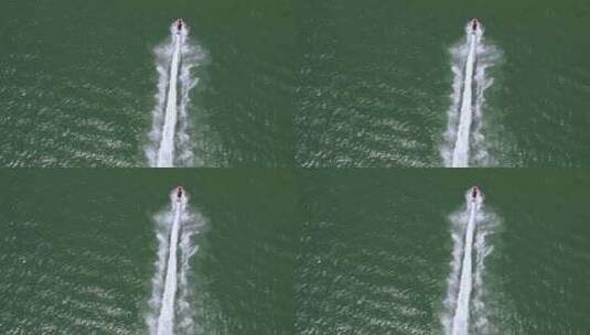 福建东山岛海上运动航拍高清在线视频素材下载