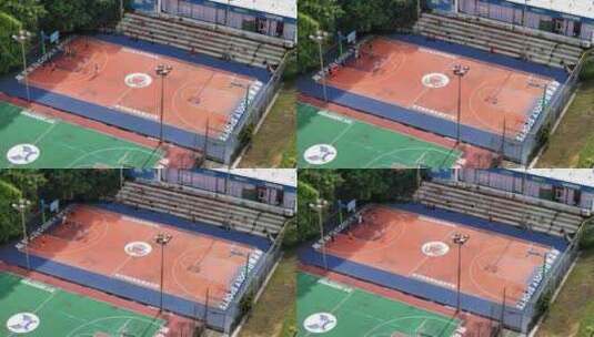 深圳南山蛇口体育馆运动场地空镜素材高清在线视频素材下载