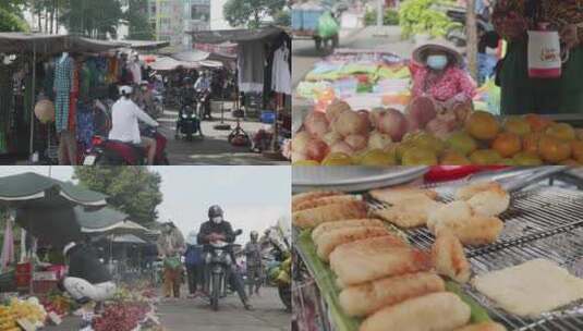 东南亚越南街头人文素材4k高清在线视频素材下载