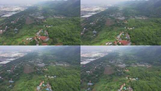 重庆九龙坡白市驿城市扩张乡村田园高清在线视频素材下载
