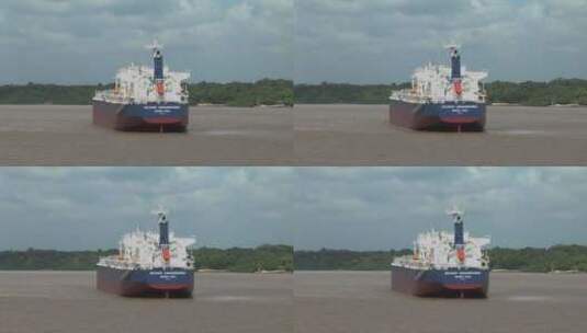 货船 港口 船舶 货物 运输 海洋高清在线视频素材下载
