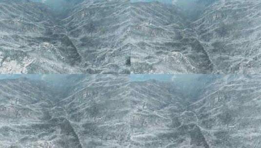 江西九江庐山风景区冬季雪景风光高清在线视频素材下载