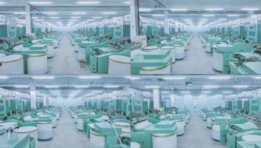 工业纺织厂高清在线视频素材下载