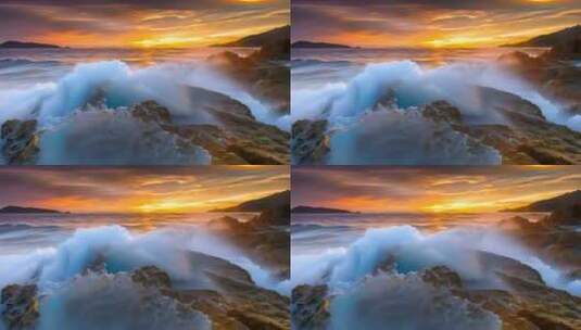 大海海浪-6高清在线视频素材下载