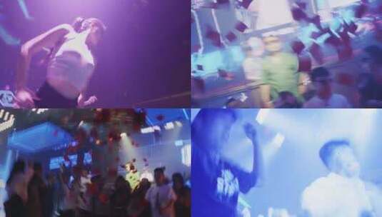 夜店酒吧 DJ  美女跳舞高清在线视频素材下载