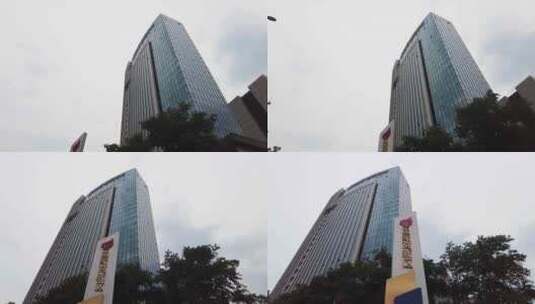 城市高楼大厦特写空镜头高清在线视频素材下载