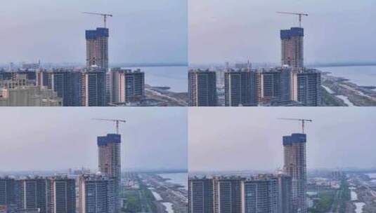 建设中的高楼大厦高清在线视频素材下载