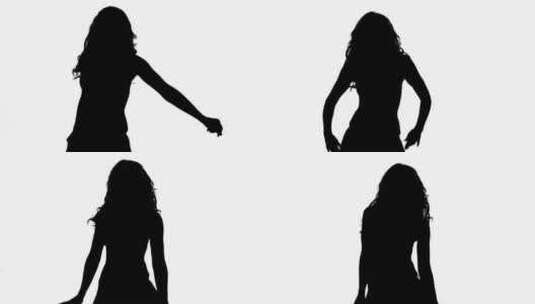 性感的影子舞者3高清在线视频素材下载