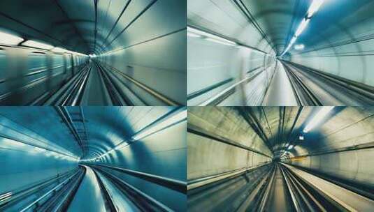 地铁穿梭延时地铁列车主观视角行驶前行合集高清在线视频素材下载