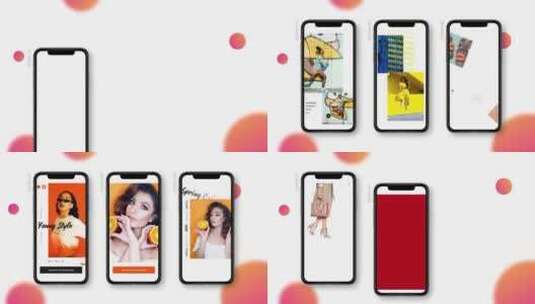 手机Instagram故事素材包AE模板高清AE视频素材下载