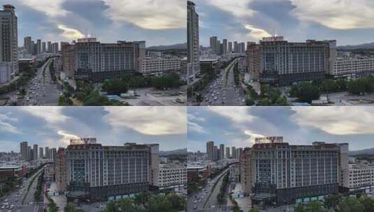 泉州明州康复医院航拍月子中心高清在线视频素材下载