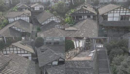 贵州茅台镇茅酒之源景点景观遗址旧址复古高清在线视频素材下载