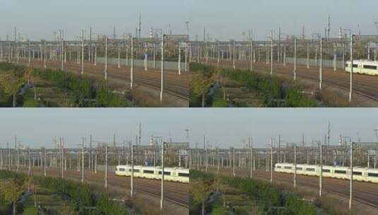 4K 铁路高铁列车交通运输高清在线视频素材下载