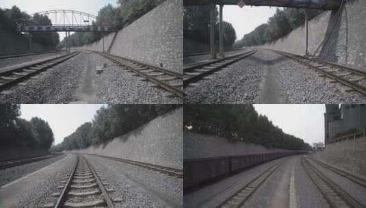 铁轨火车轨道运输高清在线视频素材下载