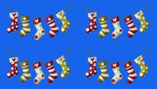圣诞袜子高清在线视频素材下载