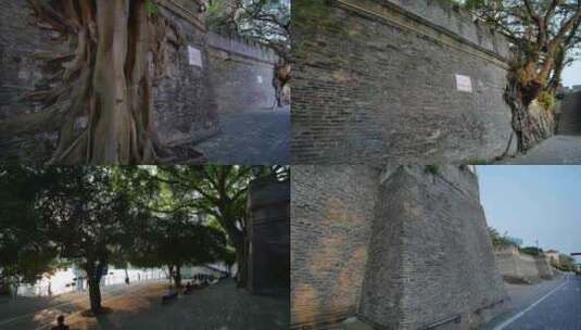广西南宁古城墙高清在线视频素材下载