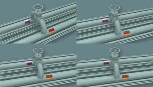 俄罗斯德国天然气危机高清在线视频素材下载