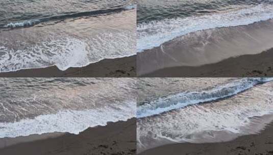 海滩上的海浪高清在线视频素材下载
