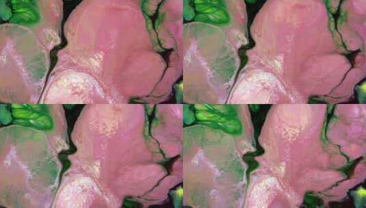 粉色混合物液体纹理背景高清在线视频素材下载