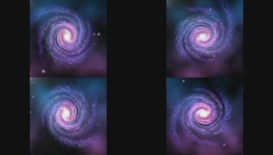 银河系星云宇宙高清在线视频素材下载