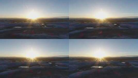 高原雪景 阳光高清在线视频素材下载