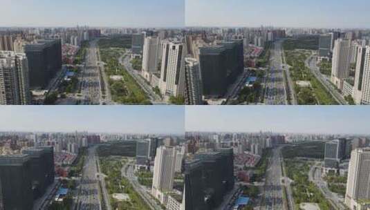 河南郑州城市宣传片地标建筑航拍高清在线视频素材下载