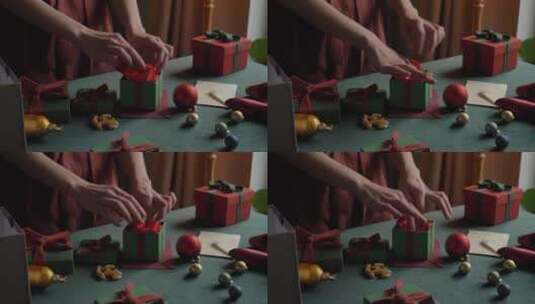 圣诞节 圣诞树 圣诞 礼物  圣诞礼盒高清在线视频素材下载