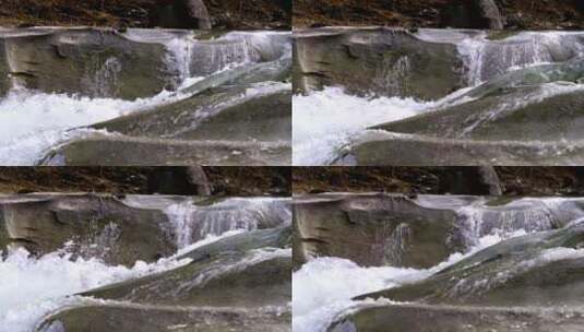 狂野的山河流水高清在线视频素材下载