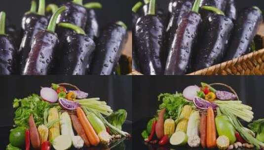 蔬菜合集高清在线视频素材下载