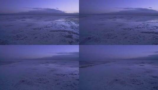 环绕航拍青海茶卡盐湖全景自然风光高清在线视频素材下载