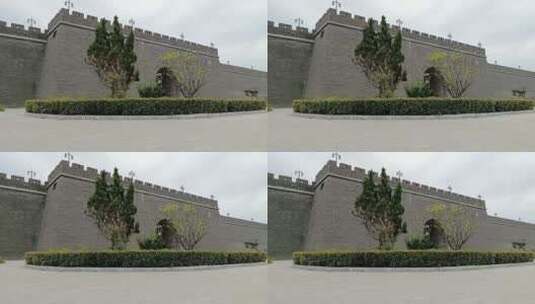古建筑城墙高清在线视频素材下载