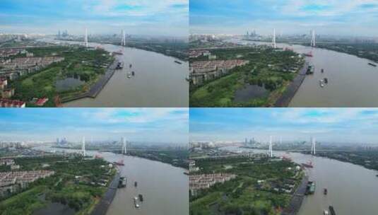 上海徐浦大桥高清在线视频素材下载
