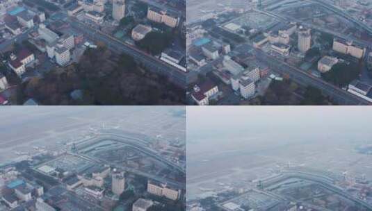 上海虹桥机场空镜高清在线视频素材下载